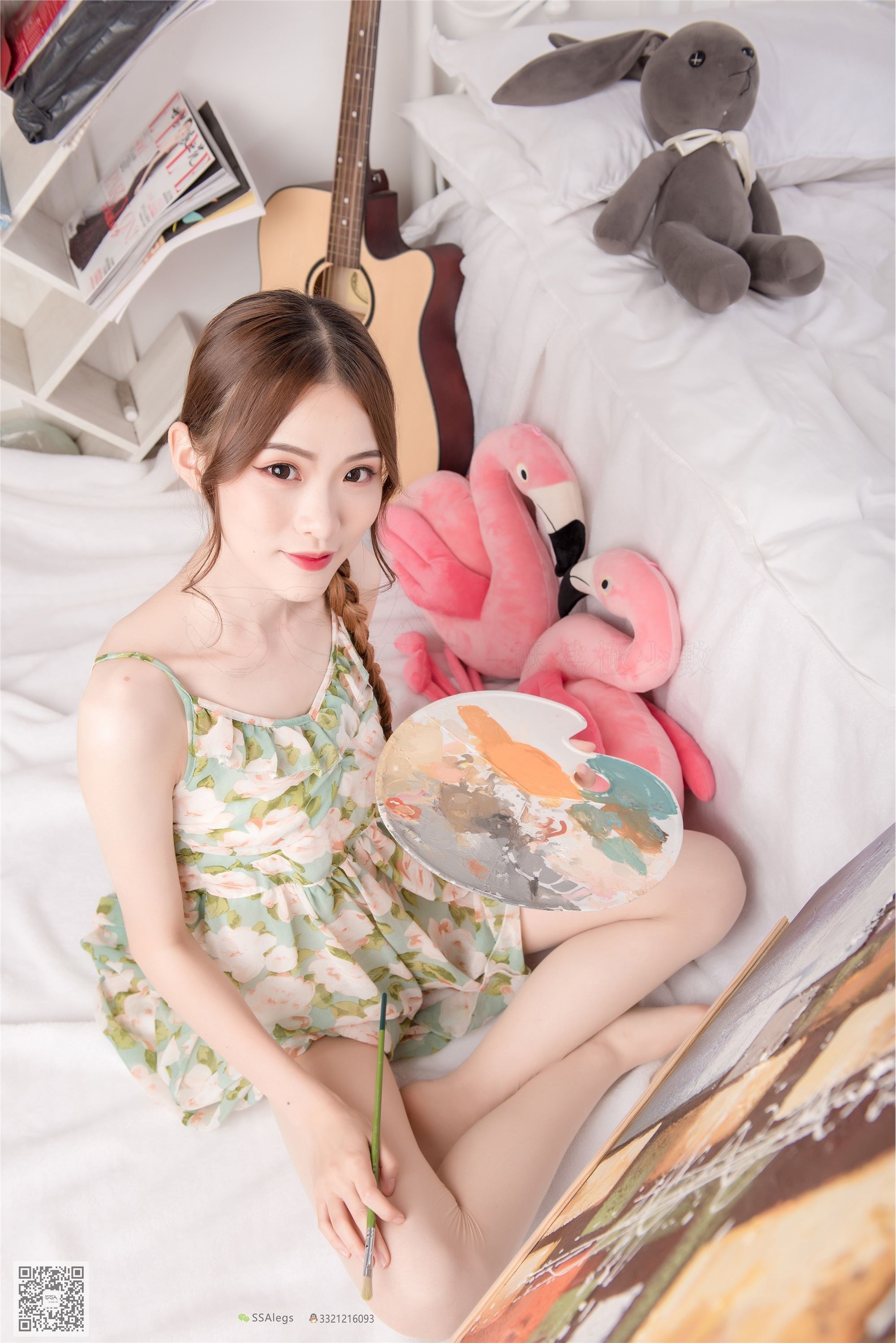 SSA丝社 NO.022 琪琪 化身灵魂画师肉丝美足特写